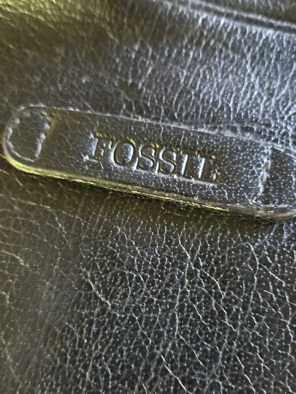 Fossil Black Leather Crossbody Bag - Picture 3 of 16